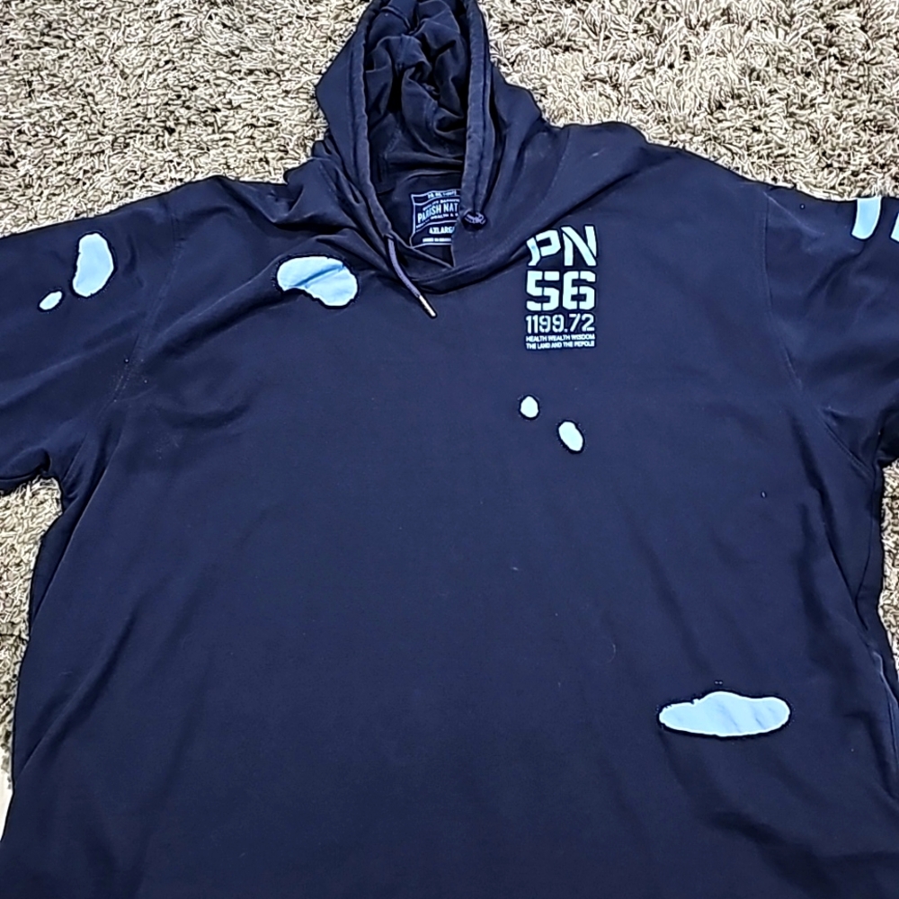 MENS SHORT SLEEVE HOODIE
